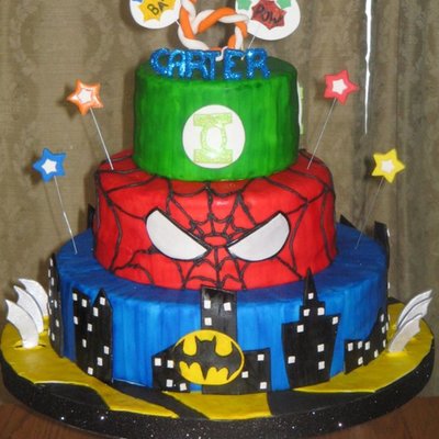 Superhero Cake