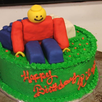 Lego Man Cake