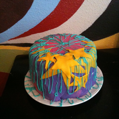 90's Grunge Themed Cake