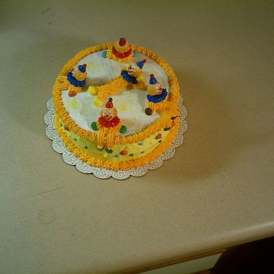 Wilton Clown Cake -