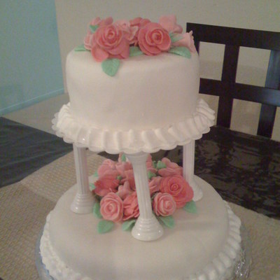 Simple Wedding Cake!!