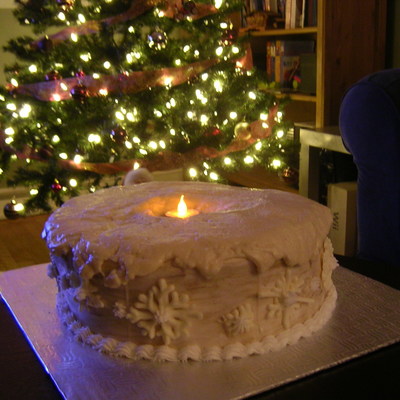 Christmas Candel Cake - 2010