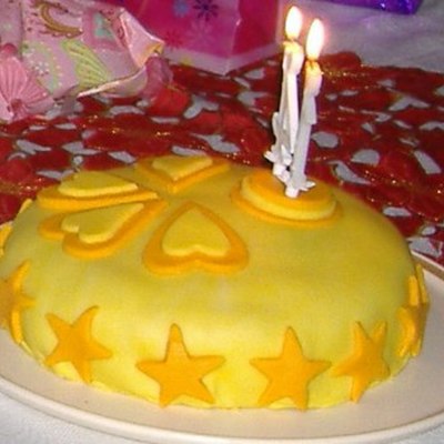 Stars&hearts Bday Cake