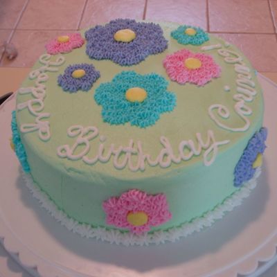 Flower Birthday Cake