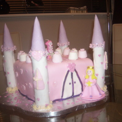 Princess Castle Cake