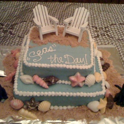 "seas The Day" Retirement Cake