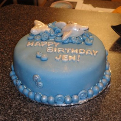 Dolphin Birthday Cake