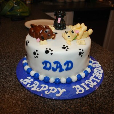 Dog Birthday Cake