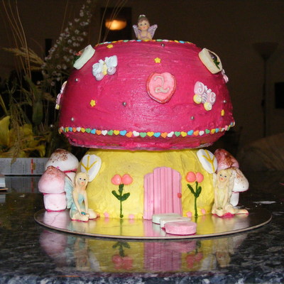 Fairy Mushroom Cake