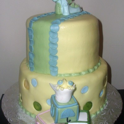 Baby Blocks Cake