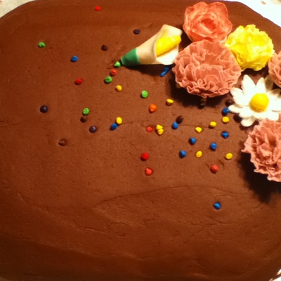 My First Fondant Flowers In Place