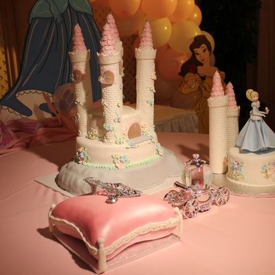 Cinderella Castle Cake