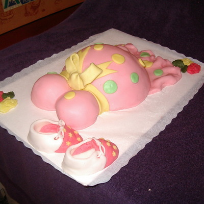 My First Fondant Covered Cake.