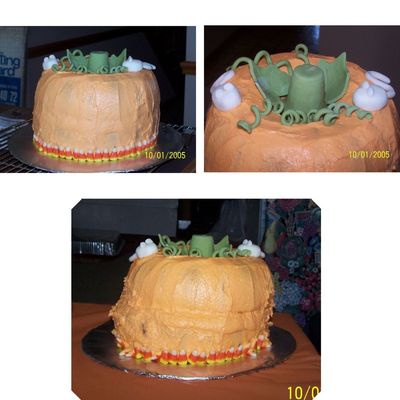 My Pumpkin Cake - Before And After