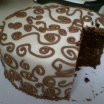 Choc With Marshmallow Fondant