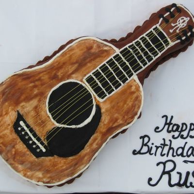 Russ' Guitar Cake