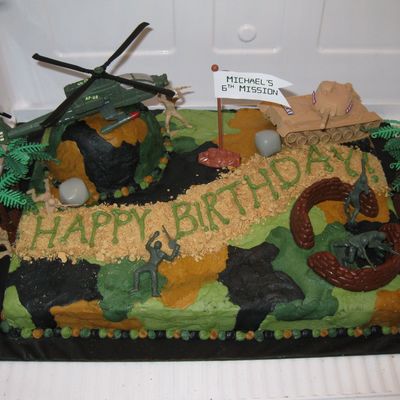 Camo Cake