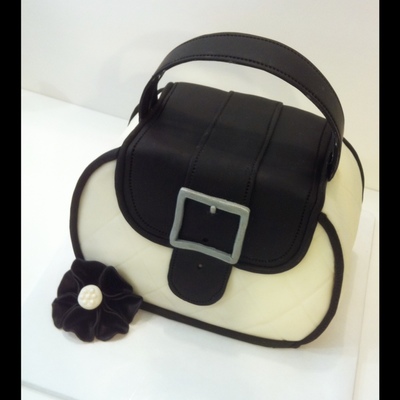 Black And White Purse