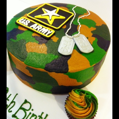 Camo Cake