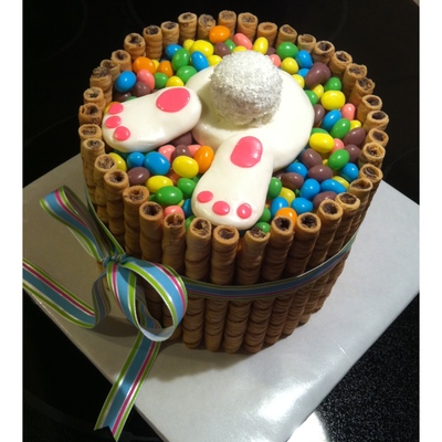 Bunny Butt Cake