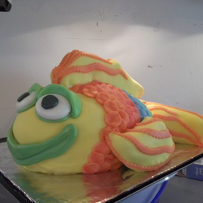 Rainbow Fish Cake