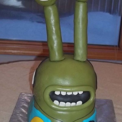 Flushed Away Slug Cake