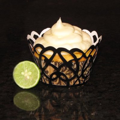 Banana Cupcake With Keylime Cream Cheese Frosting