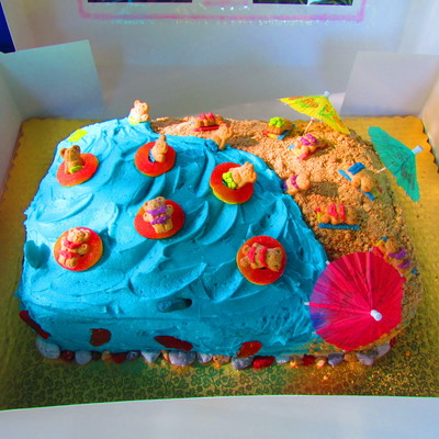 Beach Themed Cake