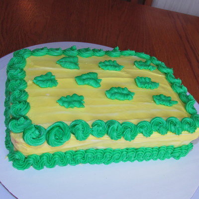 Green & Yellow Cake