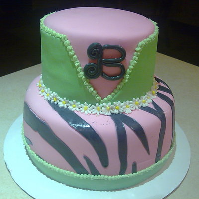 Pink Zebra Print