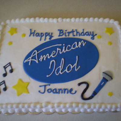 American Idol Bday Cake