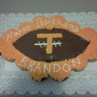 Football Pull Apart Cupcake Cake