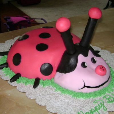 Ladybug Cake