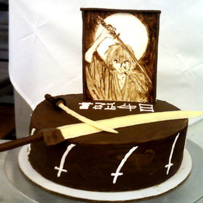 Rurouni Kenshin Childrens Birthday Cake