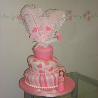 Pink Sweet Sixteen Cake