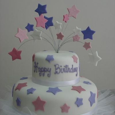 Strars Pink And Purple