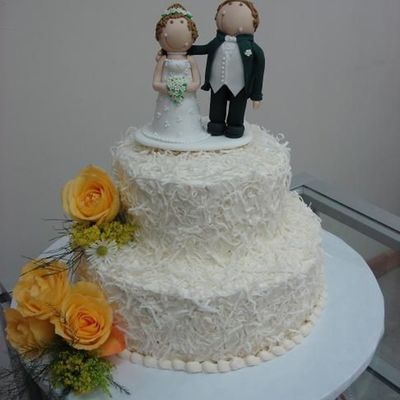 Coconut Wedding Cake
