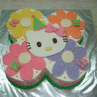 Hello Kitty With Flowers