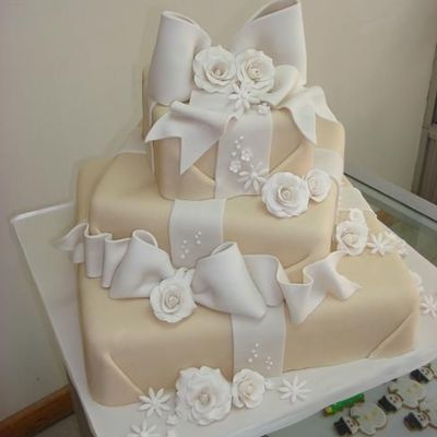 Boxes Wedding Cake
