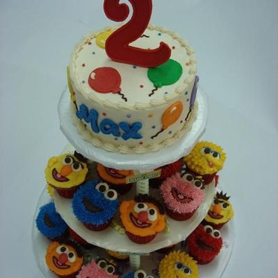 Sesame Street-Cup Cakes