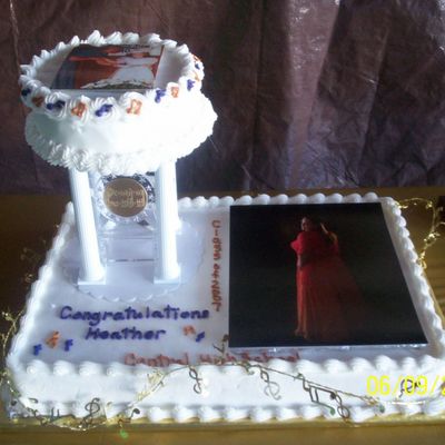 Heather's Graduation Cake