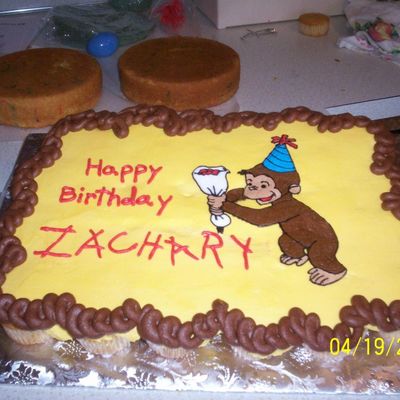 Curious George Cupcake Cake