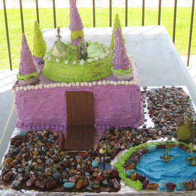 Princess And The Frog Birthday Cake For A 4 Year Olds Birthday