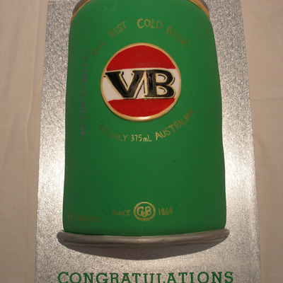 Vb Can Groom's Cake