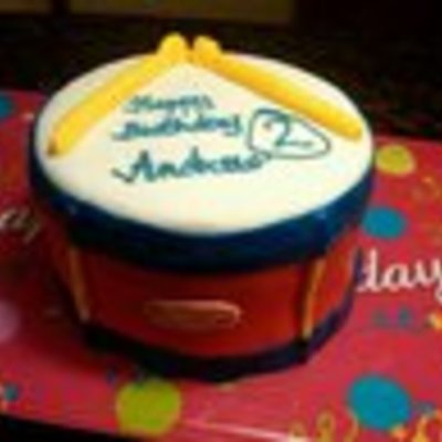 Toy Drum Cake