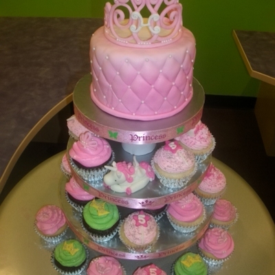 Princess Cupcake Tower