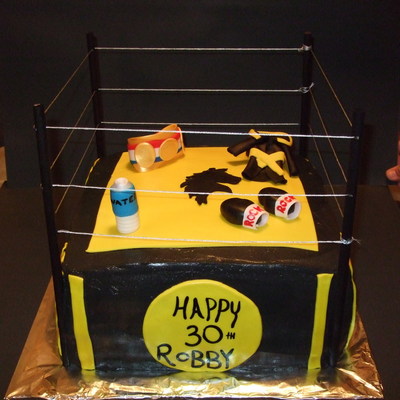 Boxing Ring Cake