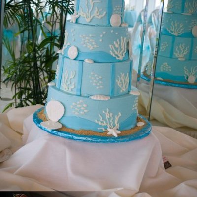 Seashell Wedding Cake