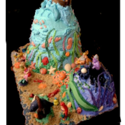 Little Mermaid "under The Sea" Gluten And Dairy Free Cake
