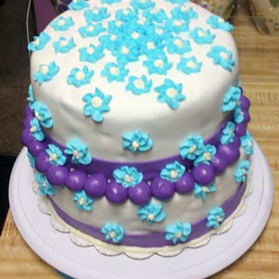 First Fondant Covered Cake